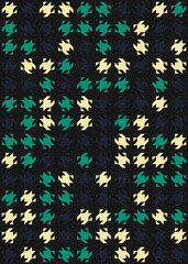 Abstract Geometric Pattern generative computational art illustration