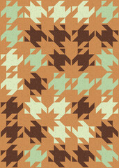 Abstract Geometric Pattern generative computational art illustration