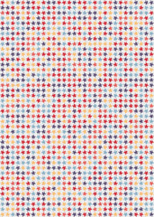 Abstract Geometric Pattern generative computational art illustration