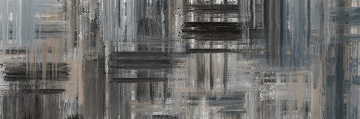 Obraz premium Abstract painting art with dark brown and grey paint brush for presentation, website background, banner labor day, wall decoration, or t-shirt design