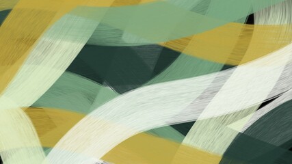Abstract painting art with green, brown and white lines paint brush for presentation, website background, banner labor day, wall decoration, or t-shirt design