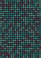 Fototapeta premium Abstract Geometric Pattern generative computational art illustration