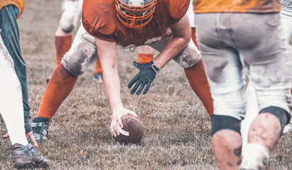 American football match