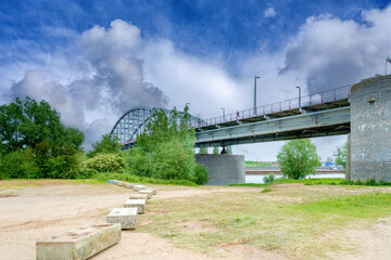 John Frost bridge Arnhem, Gelderland Province, The Netherlands