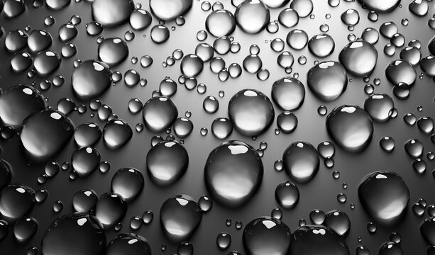 Water drops on metallic background © Photocreo Bednarek