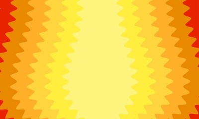Background of hot colors in zigzag