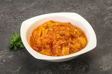 Caucasian cuisine - Mangal salad with vegetables