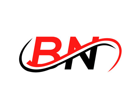 BN Letter Linked Business Logo. BN Logo Design. BN logo Design for Financial, Development, Investment, Real Estate And Management Company Vector Template