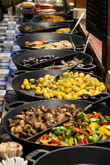Street food in Prague, Czech Republic