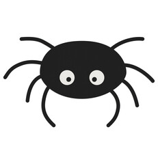 Spider paper cut Halloween horror