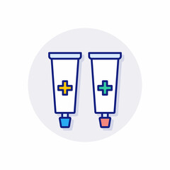 Alcohol Gel icon in vector. Logotype