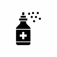Antiseptic Spray icon in vector. Logotype