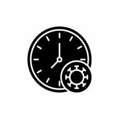 Incubation Period icon in vector. Logotype