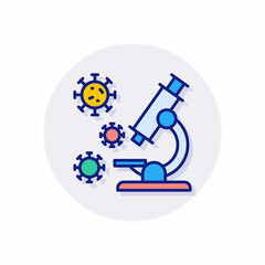 Laboratory Testing icon in vector. Logotype
