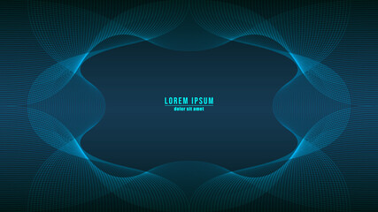 Light blue spectrum abstract background, futuristic fractal digital art design