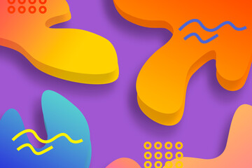 Abstract geometric creative in retro 80s-90s style with multicolors background. Abstract design template for brochures, flyers, magazine, business card, branding, banners, headers, book covers,