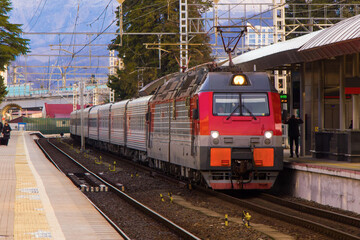 Train at the station