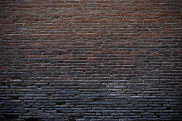 Antique weathered wall view. Old brick stone texture. Background with space for text.