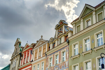 Fototapeta na wymiar Poznan Historical center, HDR Image