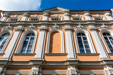 Exterior of the Alexander Nevsky lavra - monastery in St Petersburg, Russia, Europe