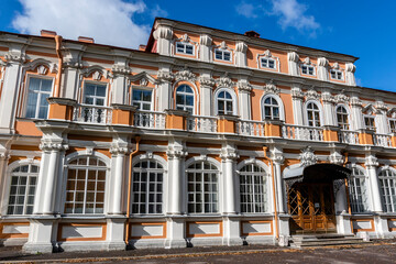 Exterior of the Alexander Nevsky lavra - monastery in St Petersburg, Russia, Europe