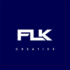 FLK Letter Initial Logo Design Template Vector Illustration
