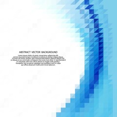 geometric design. blue and white color background. eps 10