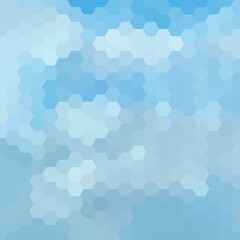 Fototapeta na wymiar blue hexagon vector background. geometric design. polygonal style. eps 10