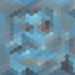 abstract modern mosaic design. vector hexagon background. polygonal style. eps 10