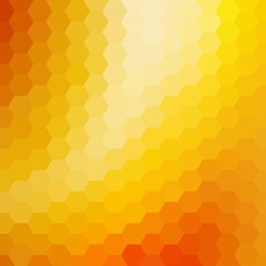 orange abstract hexagonal background. polygonal style. eps 10