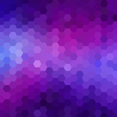 purple hexagon background. polygonal style. layout for advertising. eps 10