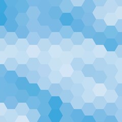 blue abstract hexagon vector background. geometric design. polygonal style. eps 10