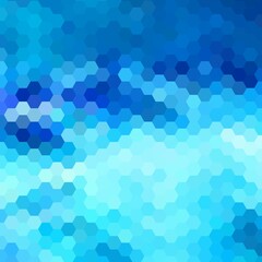 Abstract vector blue hexagon background. eps 10