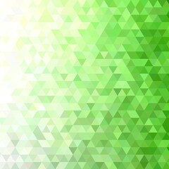 Fototapeta premium Light green abstract triangular illustration. template for presentation. eps 10