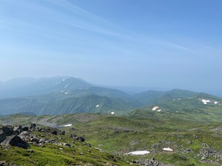Fototapeta na wymiar トムラウシ山からの美しい景色