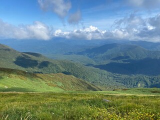 Obraz premium landscape with mountains and sky