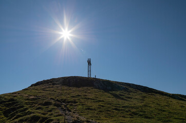 Paesaggio in Appennino ad agosto