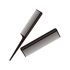 Comb set icon vector illustration sign