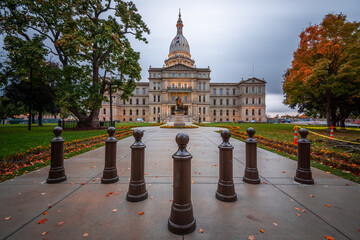 Michigan State Capitol Building in Lansing