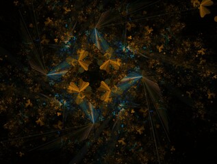 Imaginatory fractal background generated Image