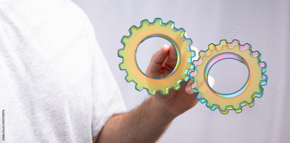 Poster cogs and gear wheel mechanisms..