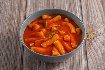 Korean Stir-fried Rice Cake, 'Tteokbokki'