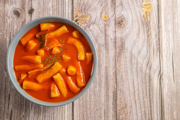 Korean Stir-fried Rice Cake, 'Tteokbokki'