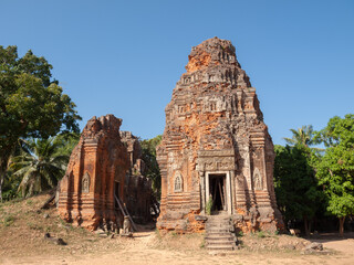Lolei temples, Siem Reap, Cambodia - a temple dedicated by king Yasovarman I