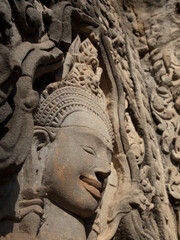 Siem Reap Apsara smiling face