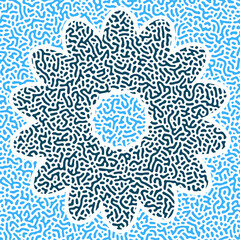 ILLUSTRATION TURING ABSTRACT PATTERN DESIGN VECTOR GOOD FOR WALLPAPER, COVER,POSTER 