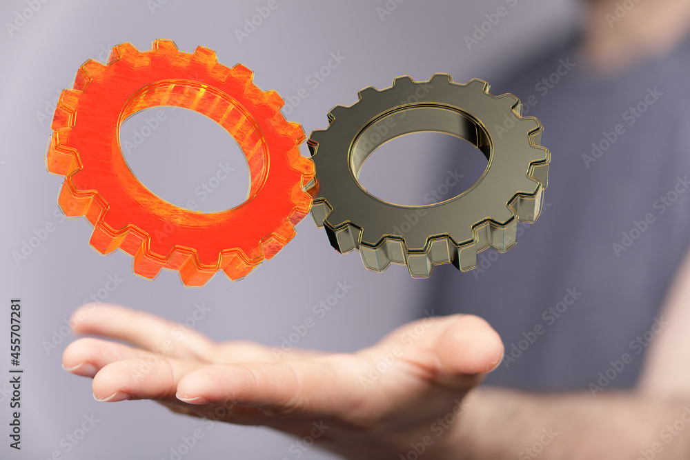 Poster cogs and gear wheel mechanisms..