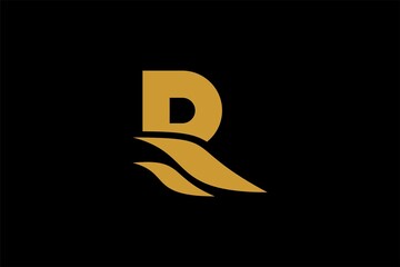 Letter R logo design vector. Technology logo design.