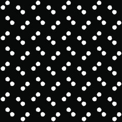 Seamless vector pattern in geometric ornamental style. Black and white pattern.