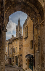 Fototapeta na wymiar The old town of Saint-Emilion, Gironde, Nouvelle Aquitaine, France